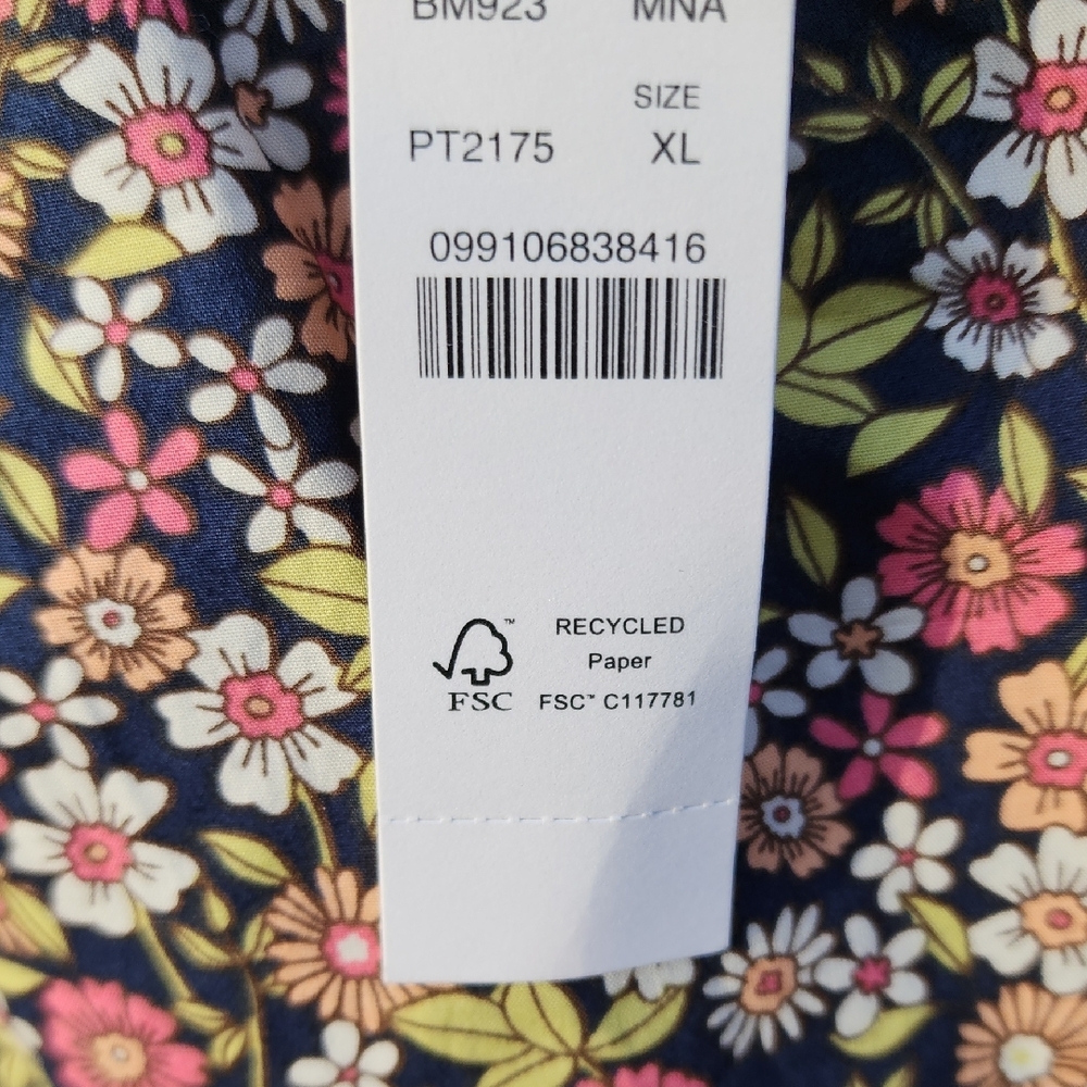 NWT J. Crew Smocked Puff-Sleeve Poplin Cotton Top In Meadow Floral XL - Picture 4 of 16